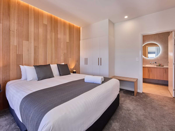 an air-conditioned villa at BIG4 Launceston Holiday Park