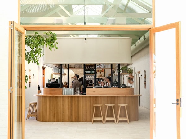 the entrance of the Bloom cafe in Adelaide