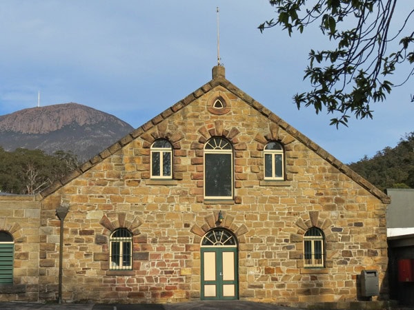 the old structure of Cascade Brewery in Hobart