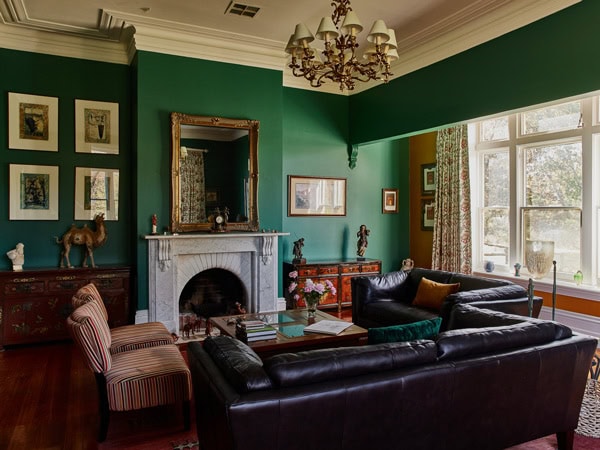 the interior of Clifton Homestead in Huon Valley