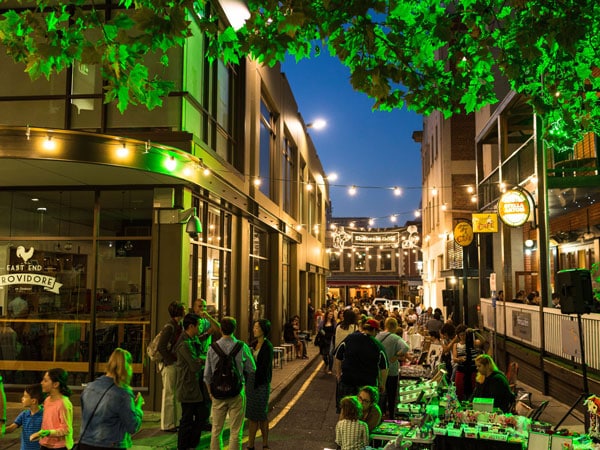 the vibrant Ebenezer Night Markets