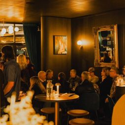 people dining inside Bar Urbane, Launceston