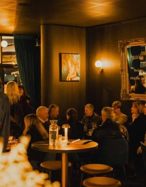 people dining inside Bar Urbane, Launceston