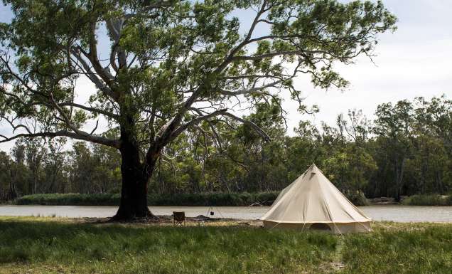 winter camping spots