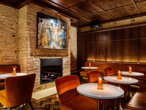 the bar interior at Mary Mary, Hobart