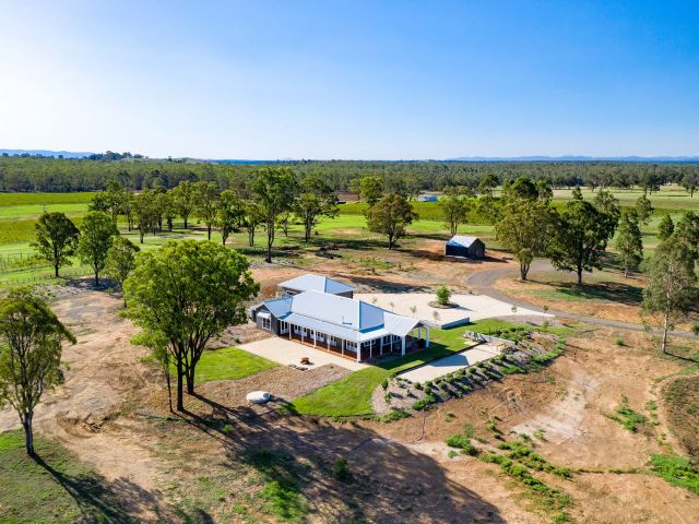 the Jindalee House and surrounds from above