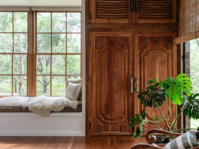 two-bedroom villa with a private waterfront deck at Leaves & Fishes, Hunter Valley