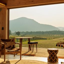 a farmhouse with vineyard views at Krinklewood Estate, Hunter Valley