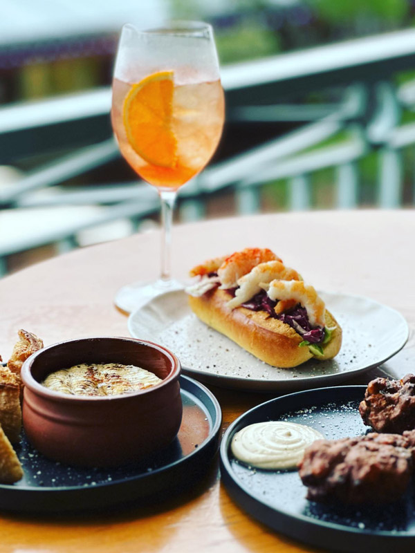 dining at Pinot’s Wine Bar, Jindabyne