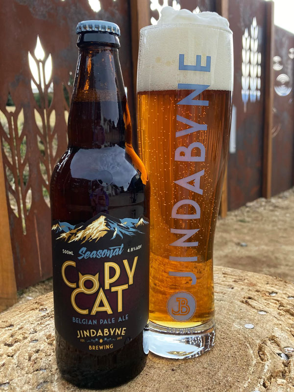 a glass of beer at Jindabyne Brewing Co