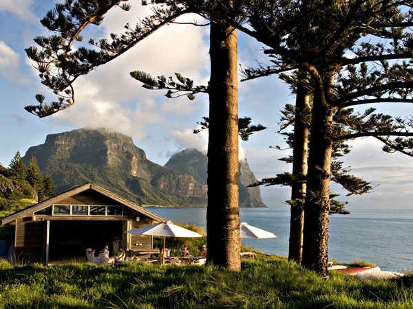 the Pinetrees Lodge on Lord Howe Island