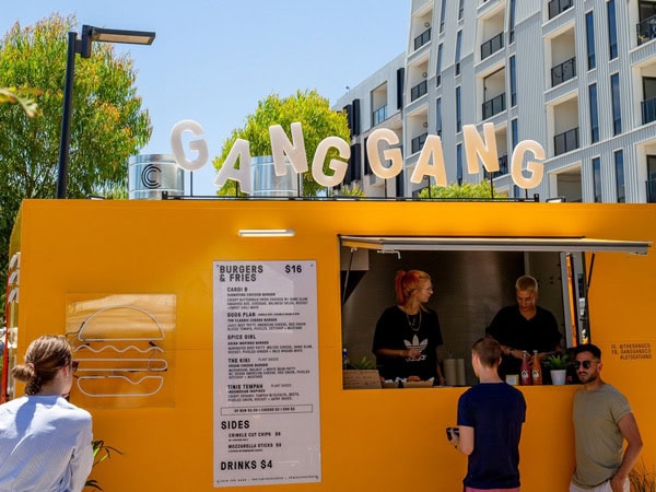 the Gang Gang Food Truck in Plant 4 Bowden