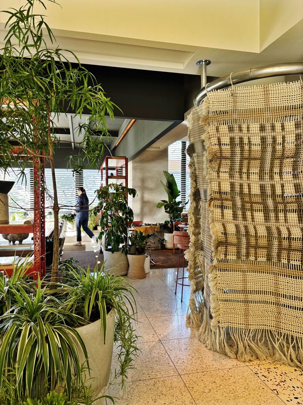 Sarah Smalltown's macramé work at The StandardX Melbourne