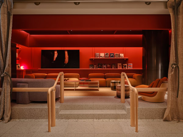 the dimly lit interior at StandardX Melbourne