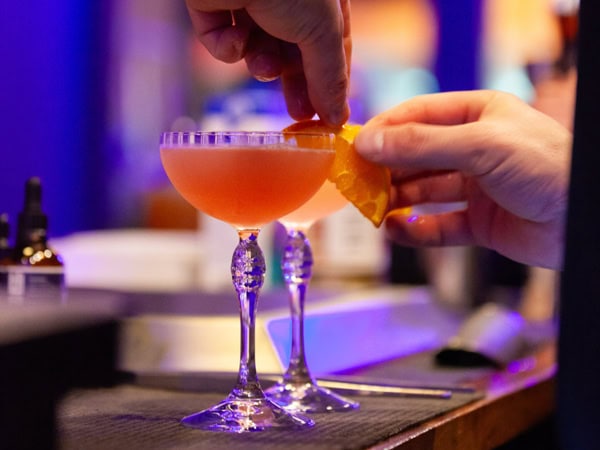 fruity cocktails at The Barrel Collective
