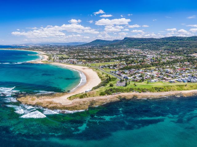 Sandon Point, Bulli from above