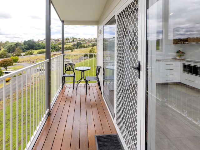 a balcony at the BIG4 Launceston Holiday Park
