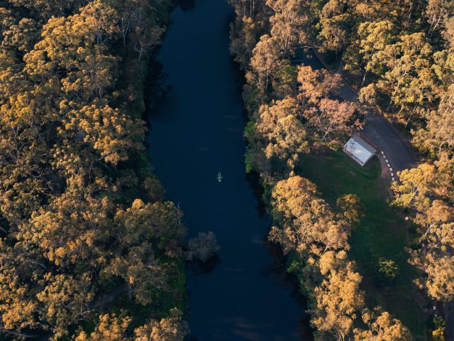 Lane Cove National Park from above