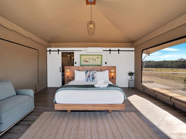 a state-of-the-art tent at The Beltree