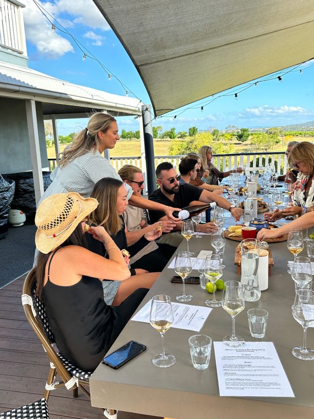 a group tasting with Wine Fairy Events