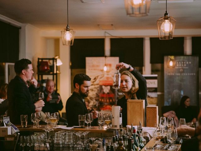 wine tasting at Cinco Passiones, Launceston