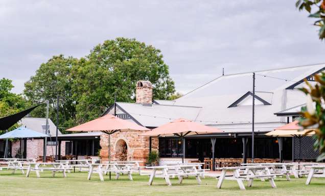 External view of The Mighty Hunter brewhouse in the Hunter Valley