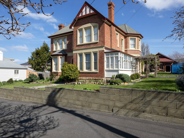 a preserved mansion at Battery Point, Hobart