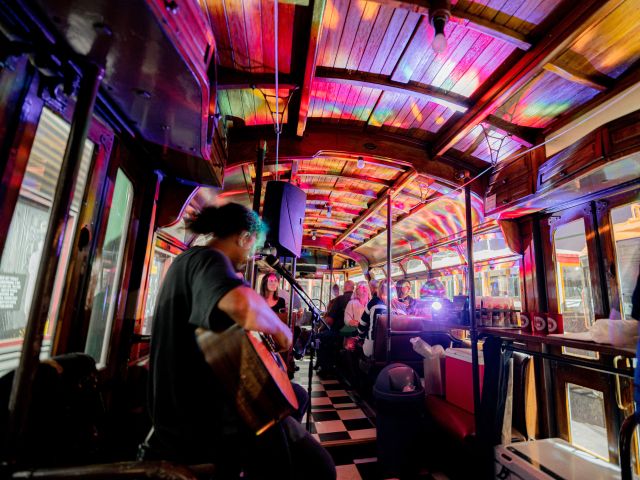 Groove Tram in Bendigo, Victoria