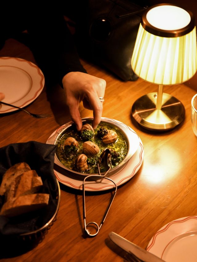 dimly lit dining at La Louisiane, Adelaide