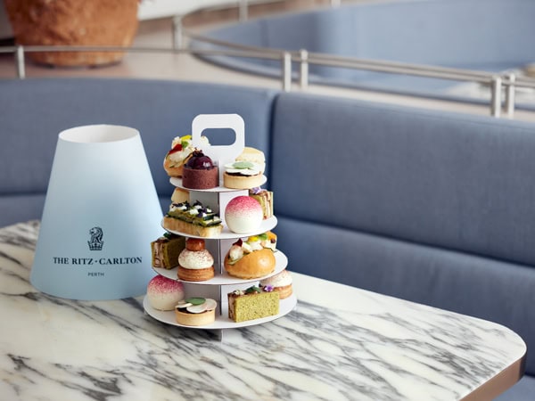 afternoon tea at Hearth, Ritz Carlton Perth