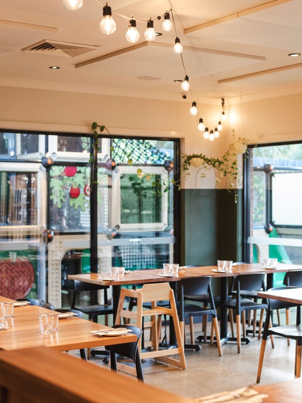 the dining of Bam Bam Italian