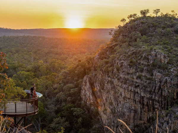 sunset at Baruwei Lookout