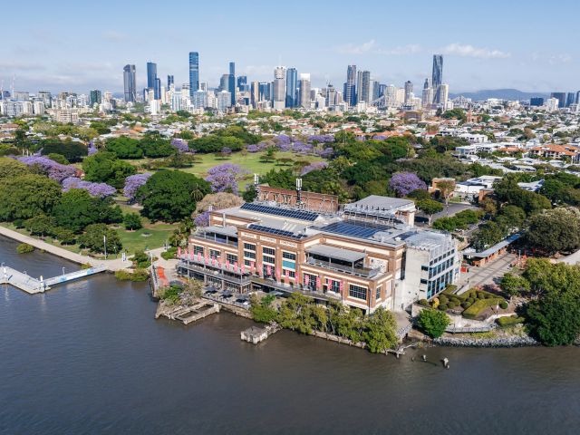 Brisbane Powerhouse as seen from above