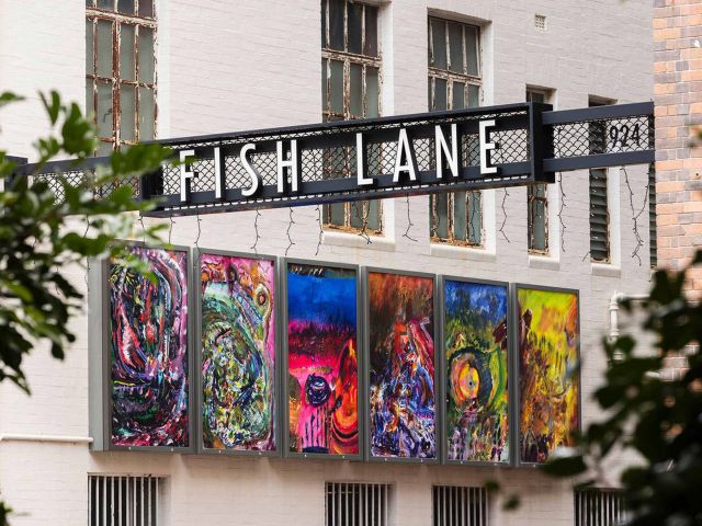 artworks by Greg Chambers at Brisbane City Council’s Outdoor Gallery