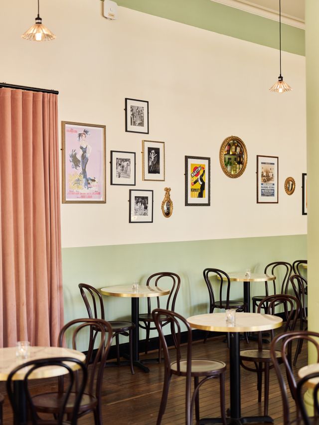 the dining interior of Dear Prudence, Canberra