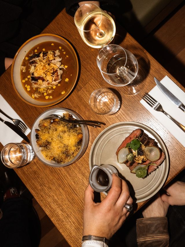 dinner at Tintino, Canberra