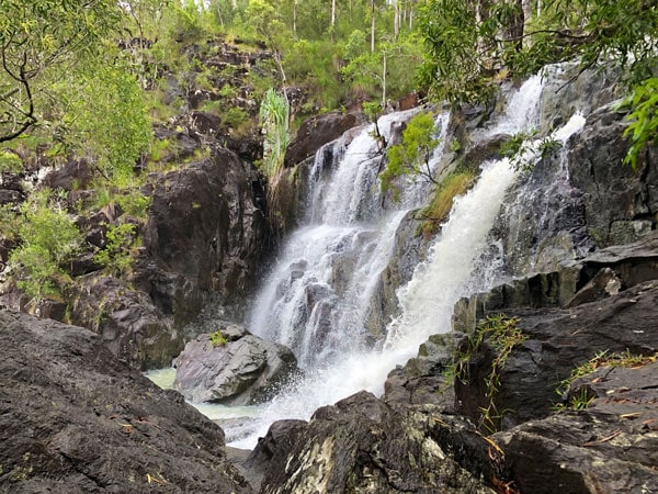 the Cedar Creek Falls during a tour with Falls to Paradise