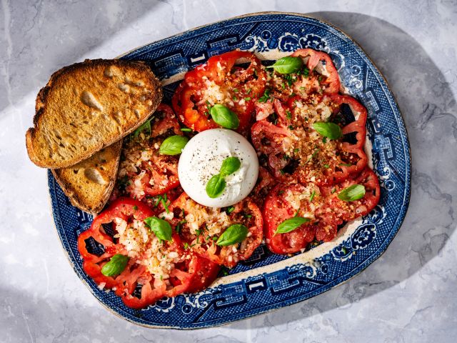 Getty image of burrata for the Burrata Festival in Melbourne, Victoria