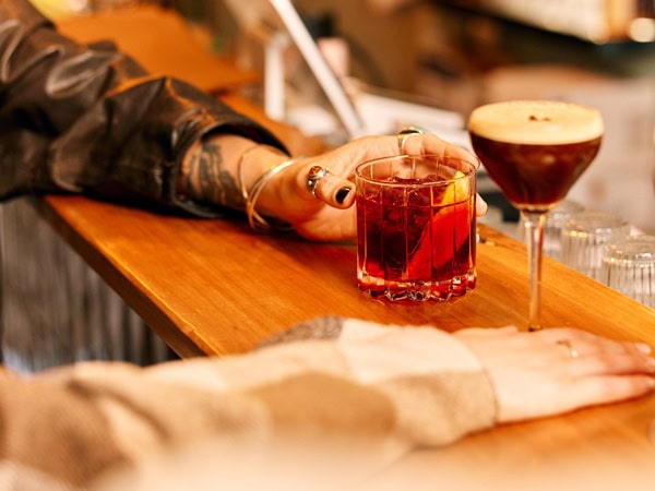 two glasses of cocktail at Good Gilbert