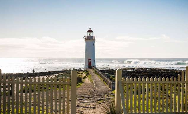 the lighthouse on Griffiths Island