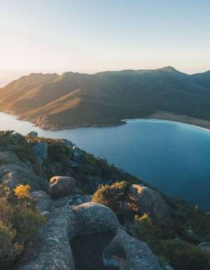 Wineglass Bay Track Lookout in Freycinet, Tasmania