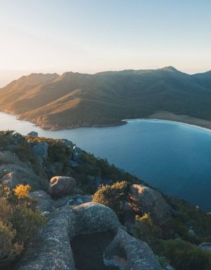 Wineglass Bay Track Lookout in Freycinet, Tasmania