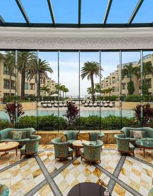 Le Jardin dining room at Palazzo Versace Imperial Hotel Gold Coast