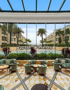 Le Jardin dining room at Palazzo Versace Imperial Hotel Gold Coast
