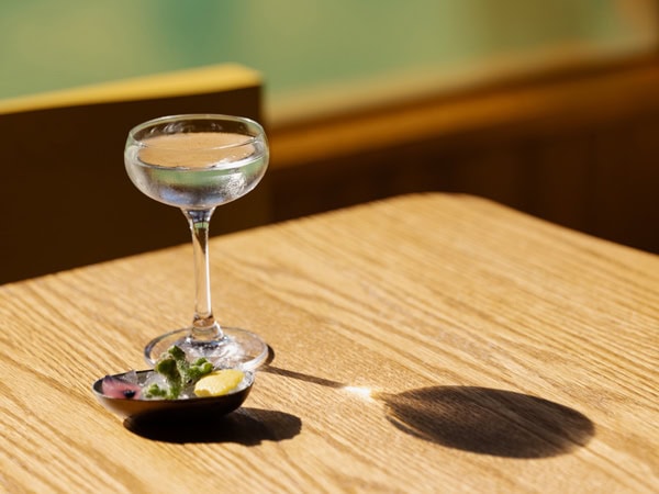 a glass of drink on the table at Latteria, Adelaide