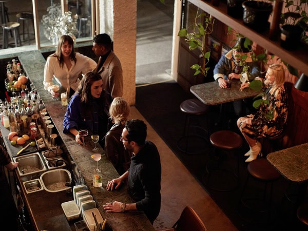 people drinking inside Malt & Juniper, Adelaide