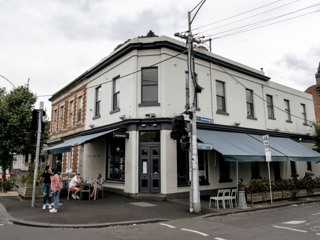 the exterior of Carlton Wine Room, Melbourne suburbs