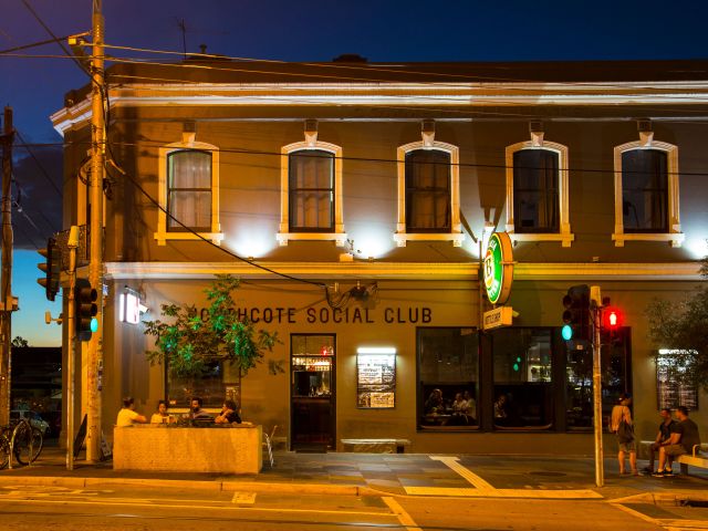 the pub exterior of Northcote Social Club