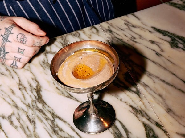 a glass of drink at Pastel Wine Bar, Adelaide