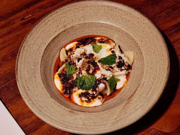 a plate of food at Pastel Wine Bar, Adelaide